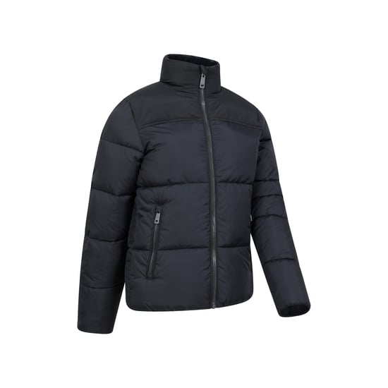 Mountain Warehouse Waterafstotende gewatteerde jas voor kinderen/Kinderspanning (Zwart) - Image 4