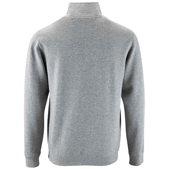SOLS Heren Stan Zip Staande Kraag Trui (Grijze Melange) - Image 2