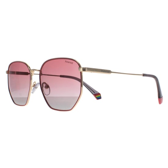 Polaroid Square Unisex Goud Roze Roze Gradient Gepolariseerd PLD 6214/S/X - Image 2