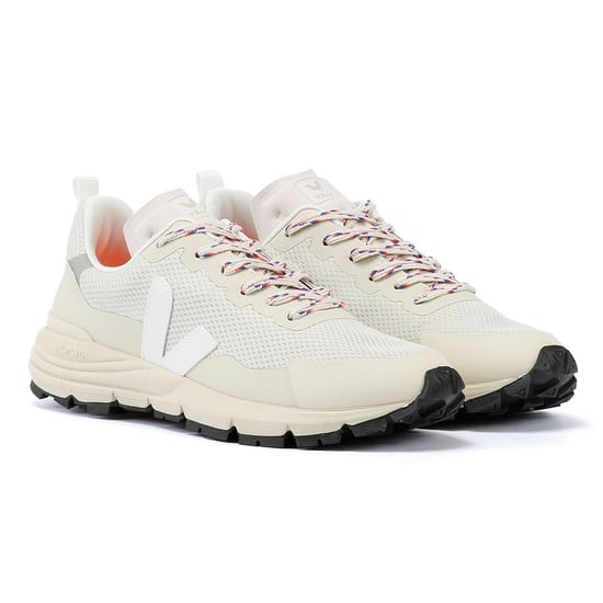 Veja Dekkan Polyester Damestrainers Wit/Beige - Image 1