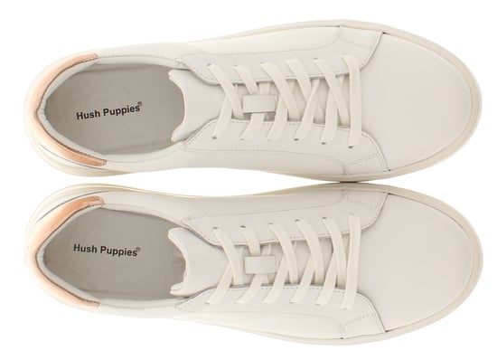 Hush Puppies Camille Leren Witte Sneakers Voor Dames - Image 6
