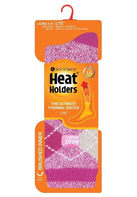 Heat Holders Thermische sokken met dun patroon voor dames - Abdij - Image 2