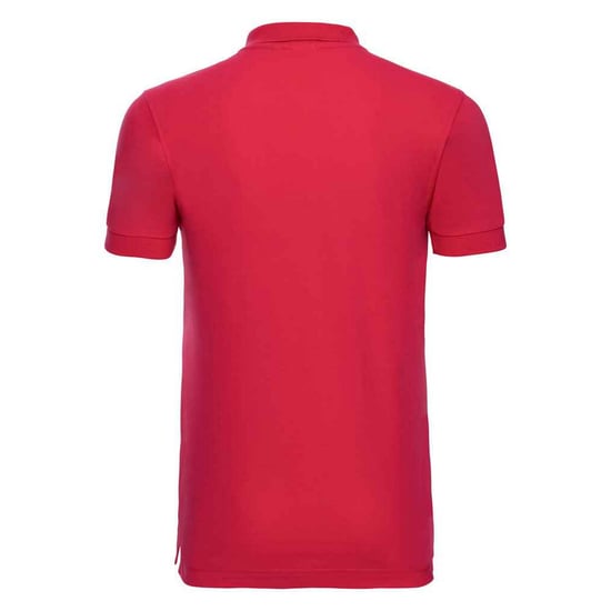 Russell Heren Piqué Stretch Poloshirt (Klassiek rood) - Image 2