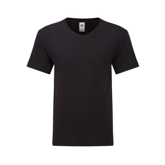 Fruit of the Loom Heren Iconic 150 V Hals T-shirt (Zwart) - Image 1