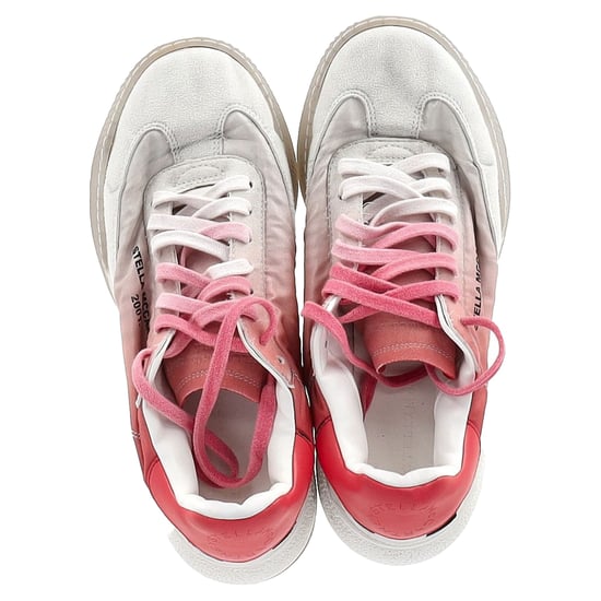 Stella McCartney Loop Ombre Sneakers in roze en witte polyester - Image 3