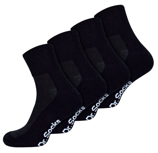 Dr.Socks - Bamboe diabetische enkelsokken voor heren - Zwart - Image 1