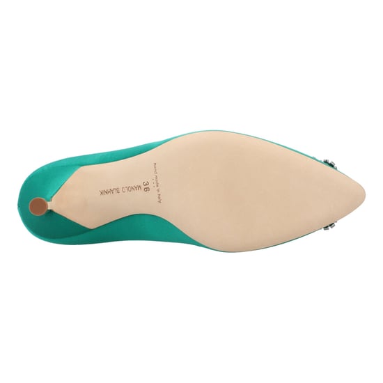 Manolo Blahnik Hangisi 090 Pumps Groen - Image 5