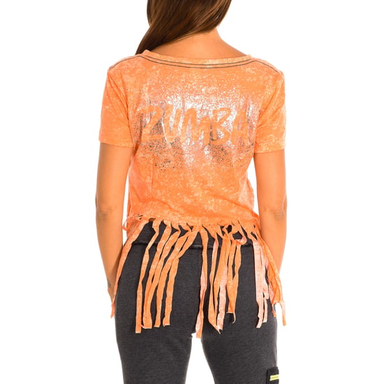 Women's short-sleeved V-neck sports T-shirt Z1T00401