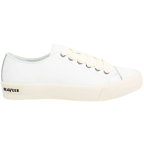 Seavees Crosby Dames Witte Plimsolls - Image 1