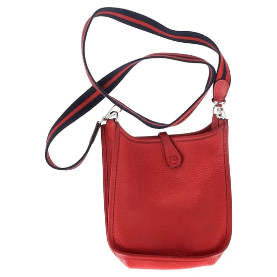 Hermès Evelyn TPN Mini 16 Tas in Rood Leder - Image 2