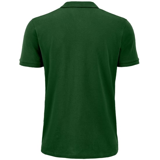 SOLS Heren Planet Pique Organisch Poloshirt (Fles groen) - Image 2