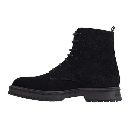 Tommy Hilfiger Veterschoenen Veterboot Suede Black