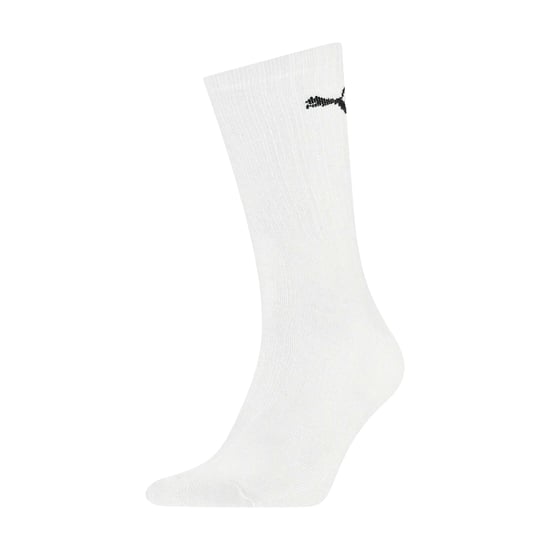 Puma Unisex Sportsokken voor volwassenen (set van 3 stuks) (Wit) - Image 1
