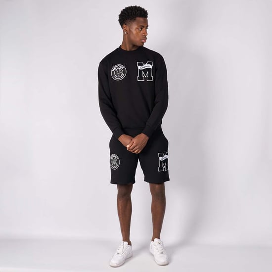 Men's Mercier Academy Crewneck Sweatshirt in Black