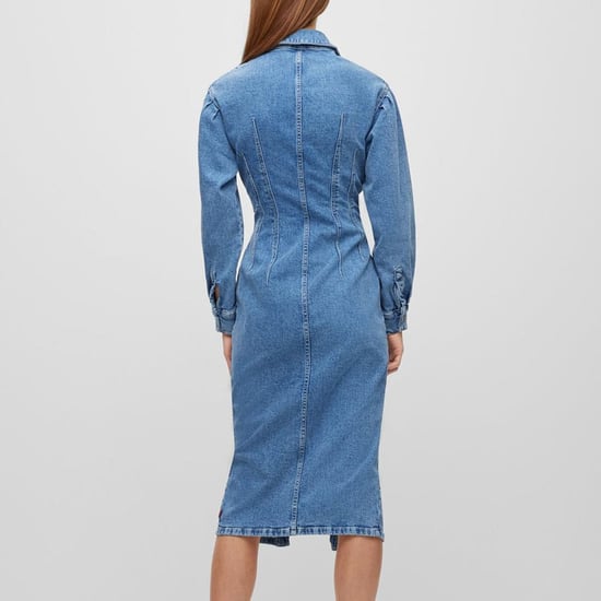 Women's Hugo Boss Gesina Denim Dress in Blue - Image 2