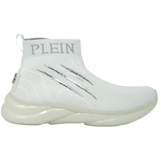 Plein Sport Hi-Top Sock witte sneakers - Image 2