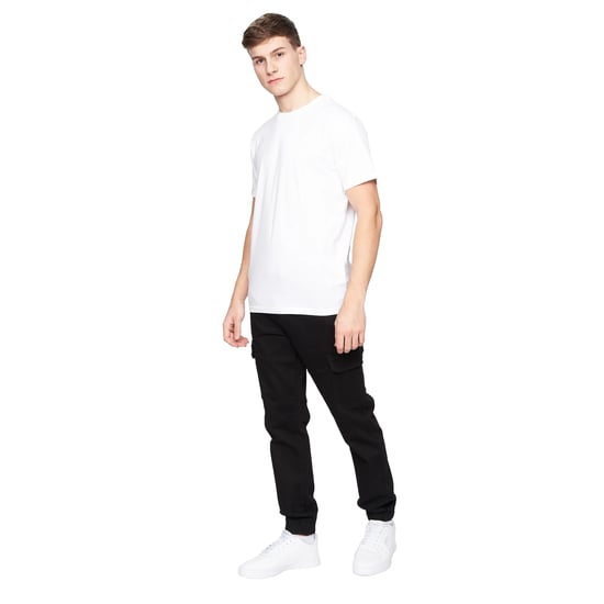 Crosshatch Heren Malimore Gesloten Enkellange Cargo Jeans (Massief zwart) - Image 3