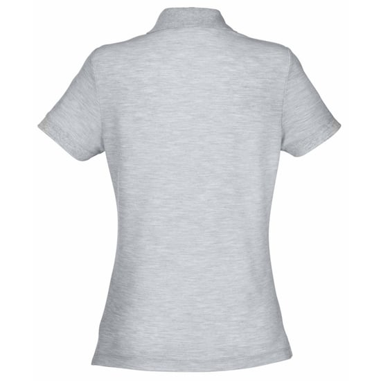 Fruit Of The Loom Vrouwen Dames-Fit 65/35 Poloshirt Korte Mouwen (Heather Grijs) - Image 2