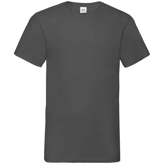 Fruit of the Loom Heren Valueweight V Neck T-shirt (Licht Grafiet) - Image 1