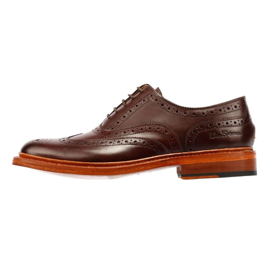 Ben Sherman Sugarman Brogue Leer Heren Mokka Veterschoenen - Image 6