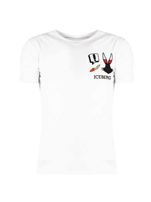 Iceberg T-Shirt Bugs Men's White