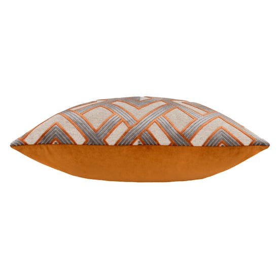 Paoletti Henley Velvet Jacquard Feather Filled Cushion