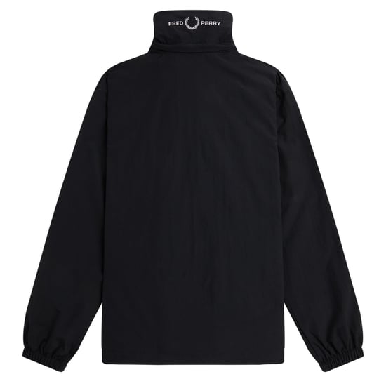 Fred Perry Patch Pocket Zip Closure Black Jacket