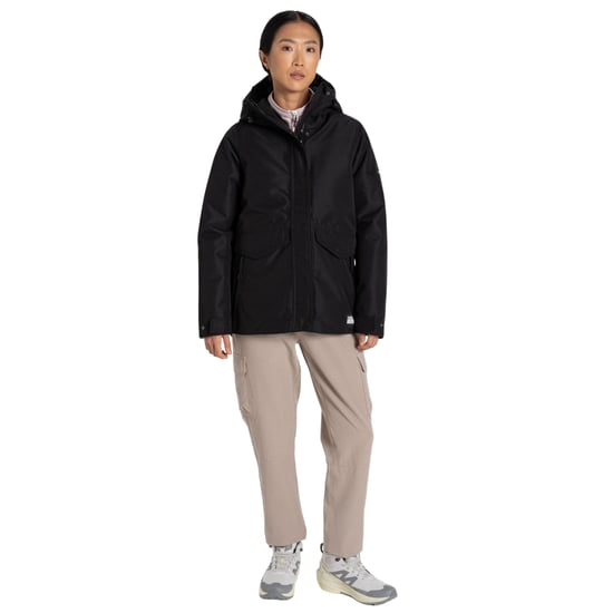 Craghoppers Dames/Dames Sally CO2 Renu waterdichte jas (Zwart) - Image 3