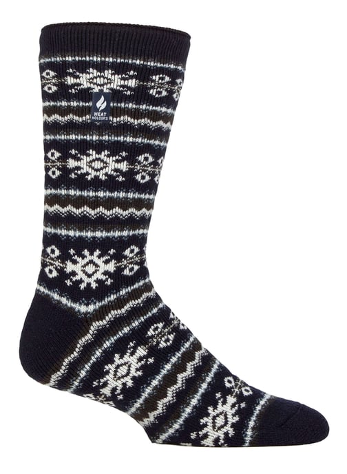 Heren Nordic Sokken | Heat Holders | Ademend Lite Extra Warme Winter Thermo Sokken - Navy - Image 1