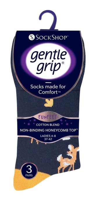 6 paar sokken zonder elastiek damessokken met zachte grip - GG202 - Image 2