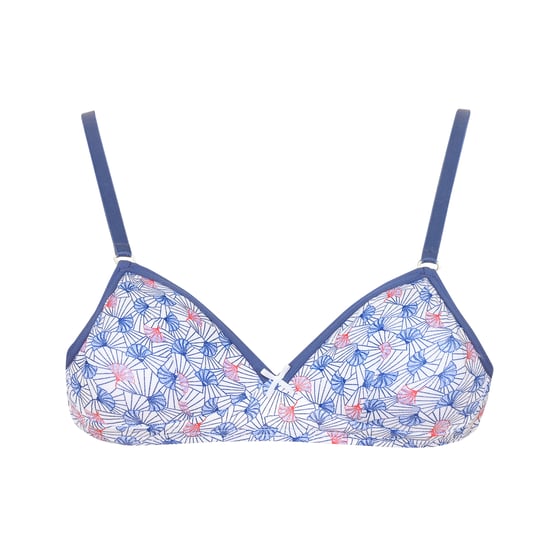 Cotton Stretch wireless bra D0BVA girl's design that offers comfort