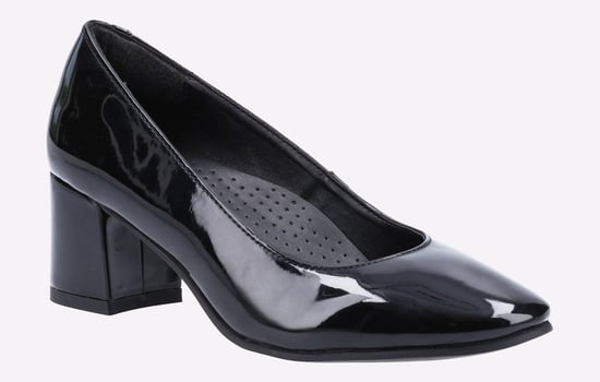 Hush Puppies Anna Leren Zwarte Hakken Voor Dames - Image 2