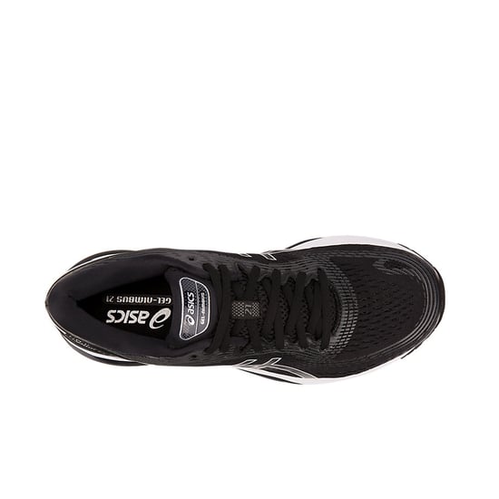 Asics Gel Nimbus 21 Lace-Up Zwart Synthetisch Heren Hardlooptrainers 1011A169_001 - Image 3