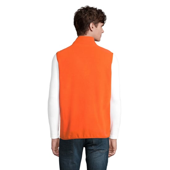 SOLS Uniseks Fleece Bodywarmer met rits voor volwassenen (Oranje) - Image 2