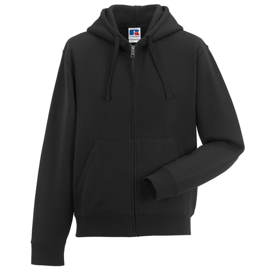 Russell Heren Authentieke Sweatshirt met volledige ritssluiting / Hoodie (Zwart) - Image 2
