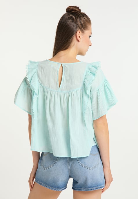 Mymo Blouse Dames munt - Image 4