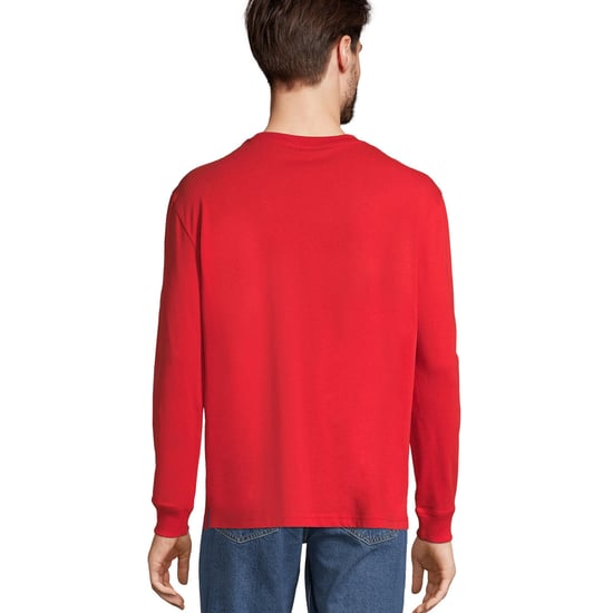 SOLS Unisex volwassen Pioneer T-shirt met lange mouwen (Helder rood) - Image 2