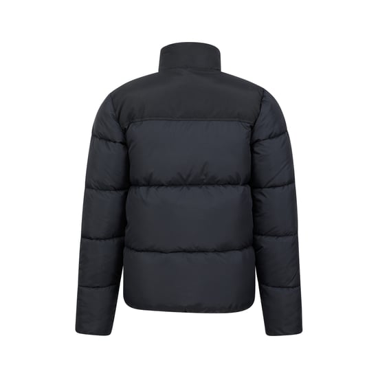Mountain Warehouse Waterafstotende gewatteerde jas voor kinderen/Kinderspanning (Zwart) - Image 2