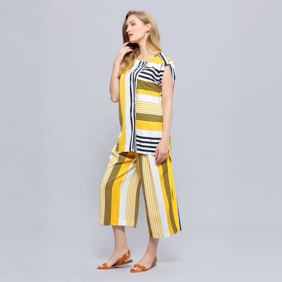 Long Stripe Print Game Top - Image 2