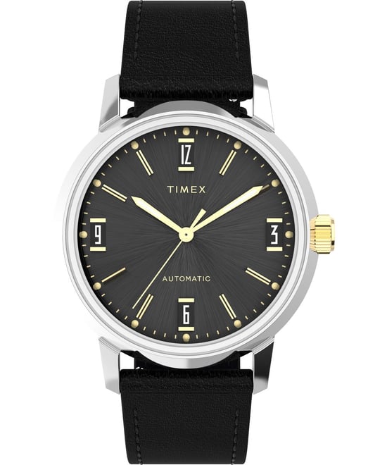 Timex Marlin Automatisch Heren Zwarte Horloge TW2W33900 - Image 1
