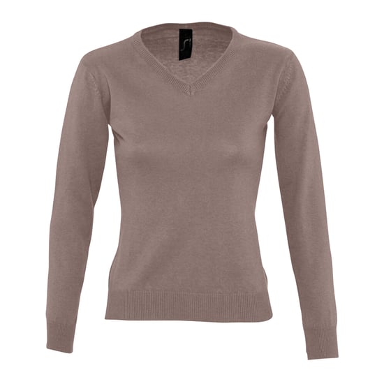 SOLS Dames/Dames Galaxy V Hals Sweatshirt (Medium Grijs) - Image 1