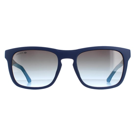 Lacoste Rectangle Unisex Matte Blue Grey Gradient L956S