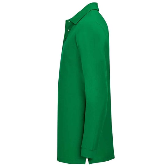 SOLS Volwassen uniseks Winter II poloshirt met lange mouwen (Kelly Groen) - Image 3