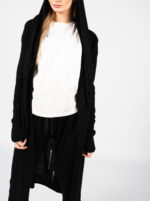 La Haine Inside Us Cardigan Unisex Woman's Black