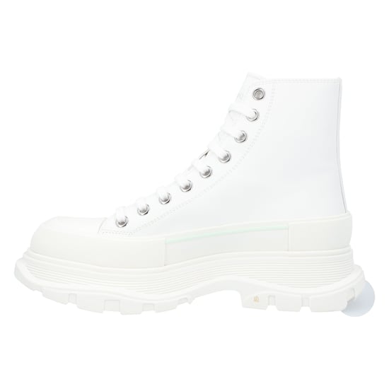 Alexander McQueen Tread Slick Boots 'White Graffiti'