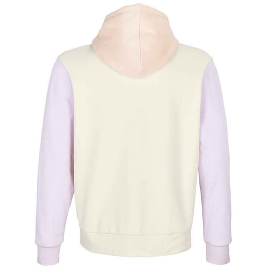 SOLS Unisex Collins Hoodie voor volwassenen (Gebroken Wit/Crème Roze/Crème Blauw) - Image 2