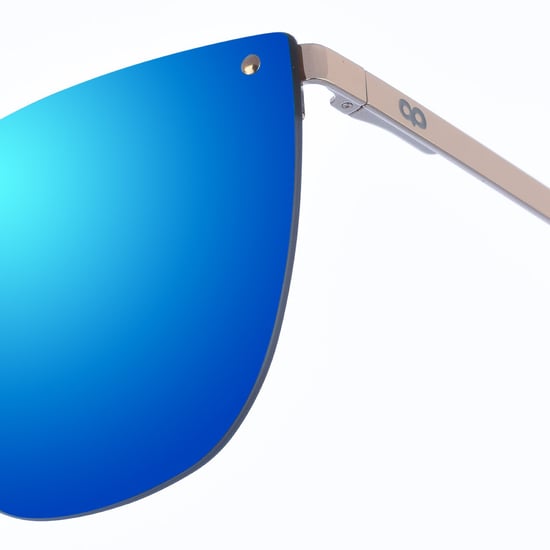 GUANTER unisex round shape metal sunglasses