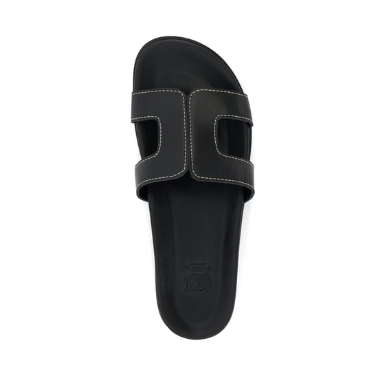Dune Ladies LOUPA Topstitch-Detail Comfort-Footbed Slider Sandals - Image 3