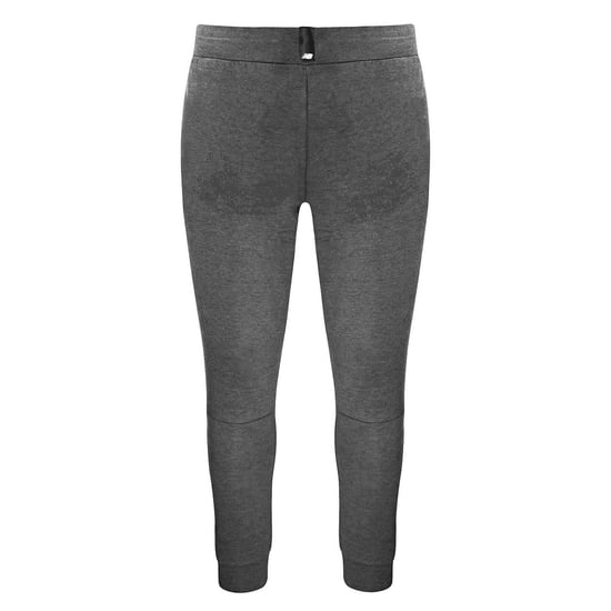 New Balance Stretch Waist Graphic Logo Grey Mens Fortitech Fleece Track Pants MP11143 AG