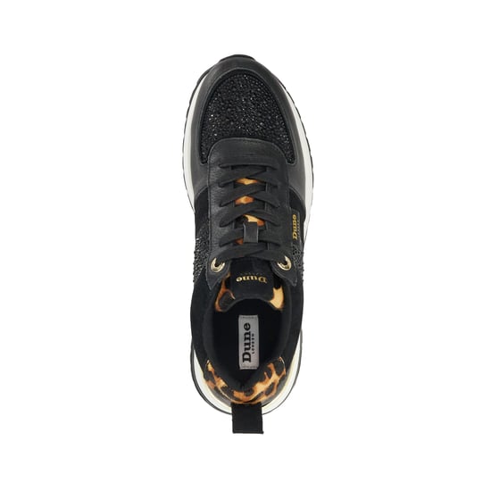Dune Ladies Ego - Glitter Detail Lace Up Trainers
